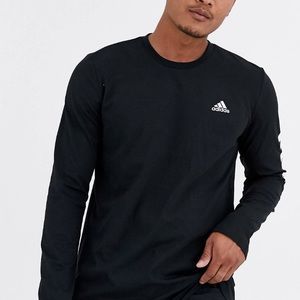Adidas Three Strip Long Sleeve Top